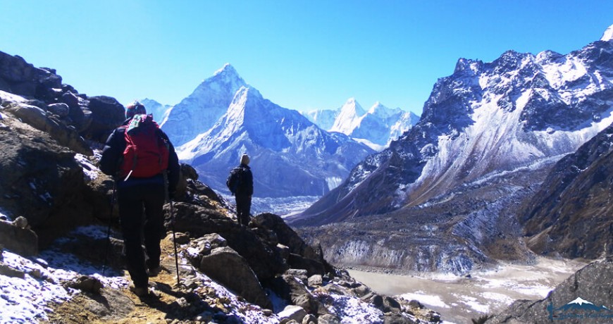 Mountains of Everest Base Camp Trek in Nepal