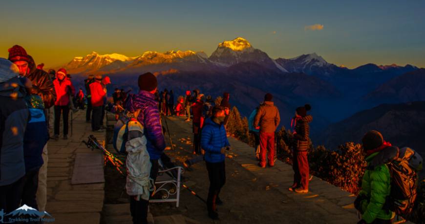 Nepal trekking in January February