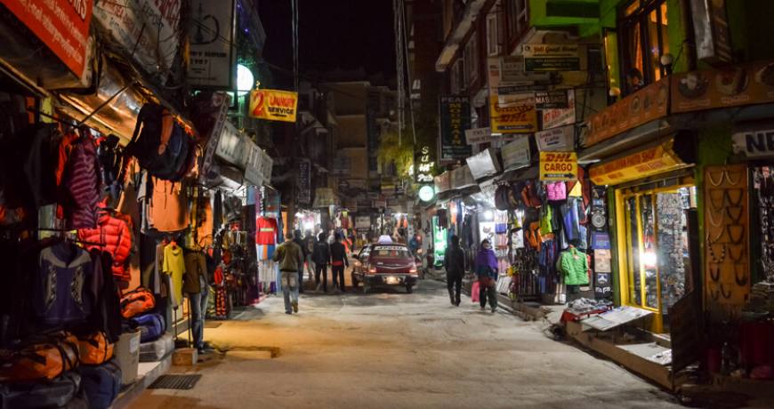 popular walking street in kathmandu