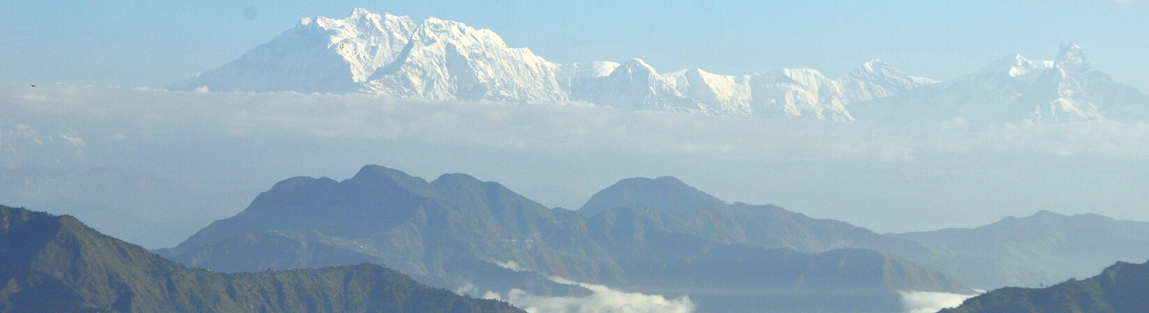 Annapurna Massif from Batase Danda, Tansen Palpa.