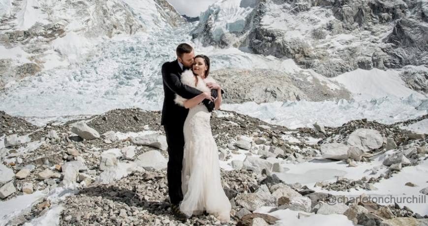 Wedding at the Everest Base Camp