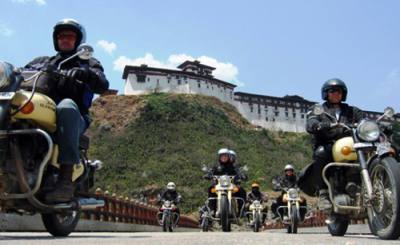 motor biking tour in bhutan